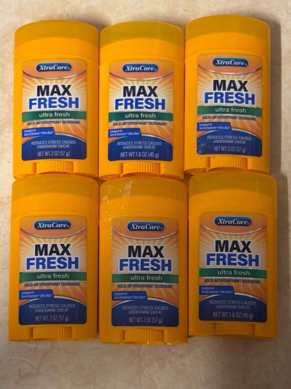 Max Fresh Ultra Fresh Antiperspirant Deodorant Stick - Yellow